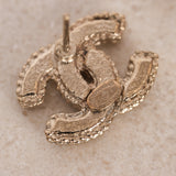 Chanel 2012 CC Pearl Earrings