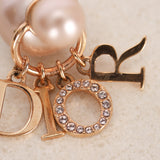 Dior Rose Pearl and Crystal Tribales Earrings