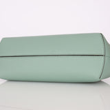 Fendi Leather Small Sea Foam Green First Clutch