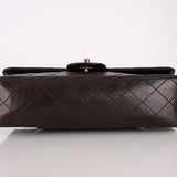 Chanel 1991 Lambskin Parent Kelly Top Handle