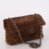 Chanel 2000 Suede Shoulder Flap Bag