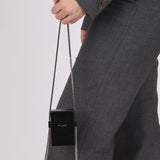 Saint Laurent Smoking Box Chain Tassel Crossbody