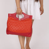 Chanel 2018 31 Lambskin Turnlock Shopping Bag