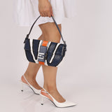 Fendi Sequin Zebra Stripe Baguette