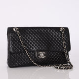 Rare Chanel 1994 Lambskin Micro Quilted Medium Flap Bag