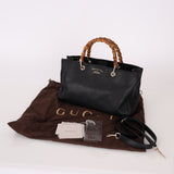 Gucci Leather Bamboo Medium Tote