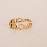 18K Yellow Gold Maki Cutout Ring, Size US 4