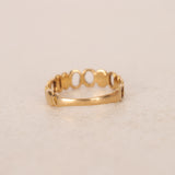 18K Yellow Gold Maki Cutout Ring, Size US 4