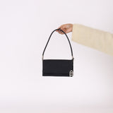 Gucci Canvas Monogram Black Shoulder Bag