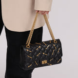 Limited Edition Chanel 2015 Calfskin Brasserie Charms 2.55 Reissue 225 Flap Bag