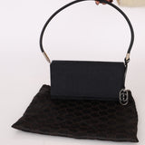 Gucci Canvas Monogram Black Shoulder Bag