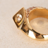 Louis Vuitton Trunkies Ring, Size US 6.5