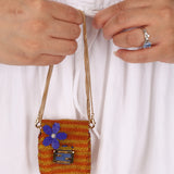 Fendi Beaded Floral Chain Micro Bag