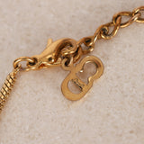 Dior Logo Letters Charms Necklace