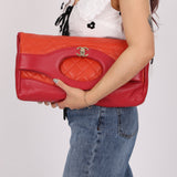 Chanel 2018 31 Lambskin Turnlock Shopping Bag