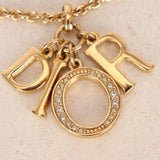 Dior Logo Crystal Necklace