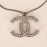 Chanel 2012 CC Rhinestone Necklace
