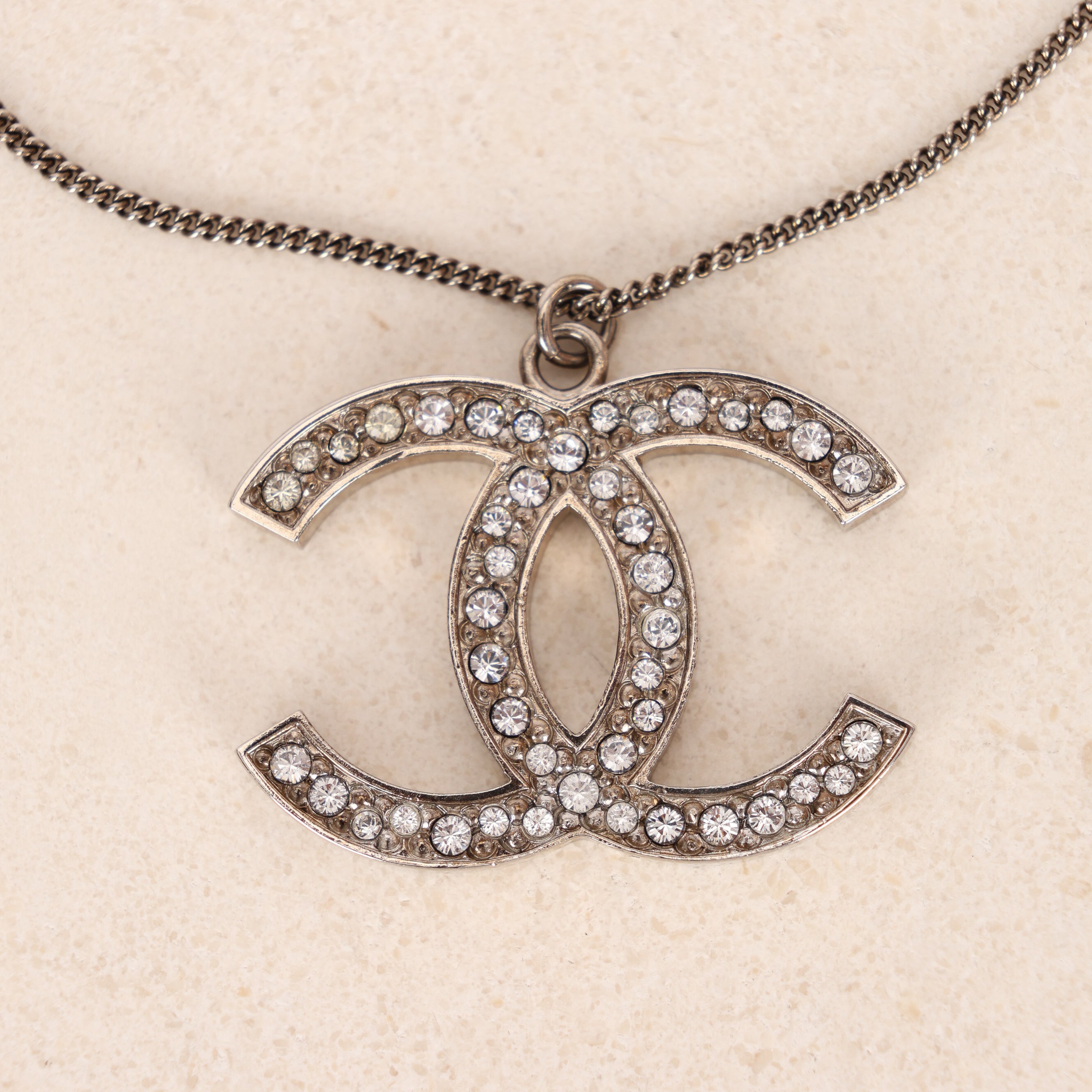 Chanel 2012 CC Rhinestone Necklace