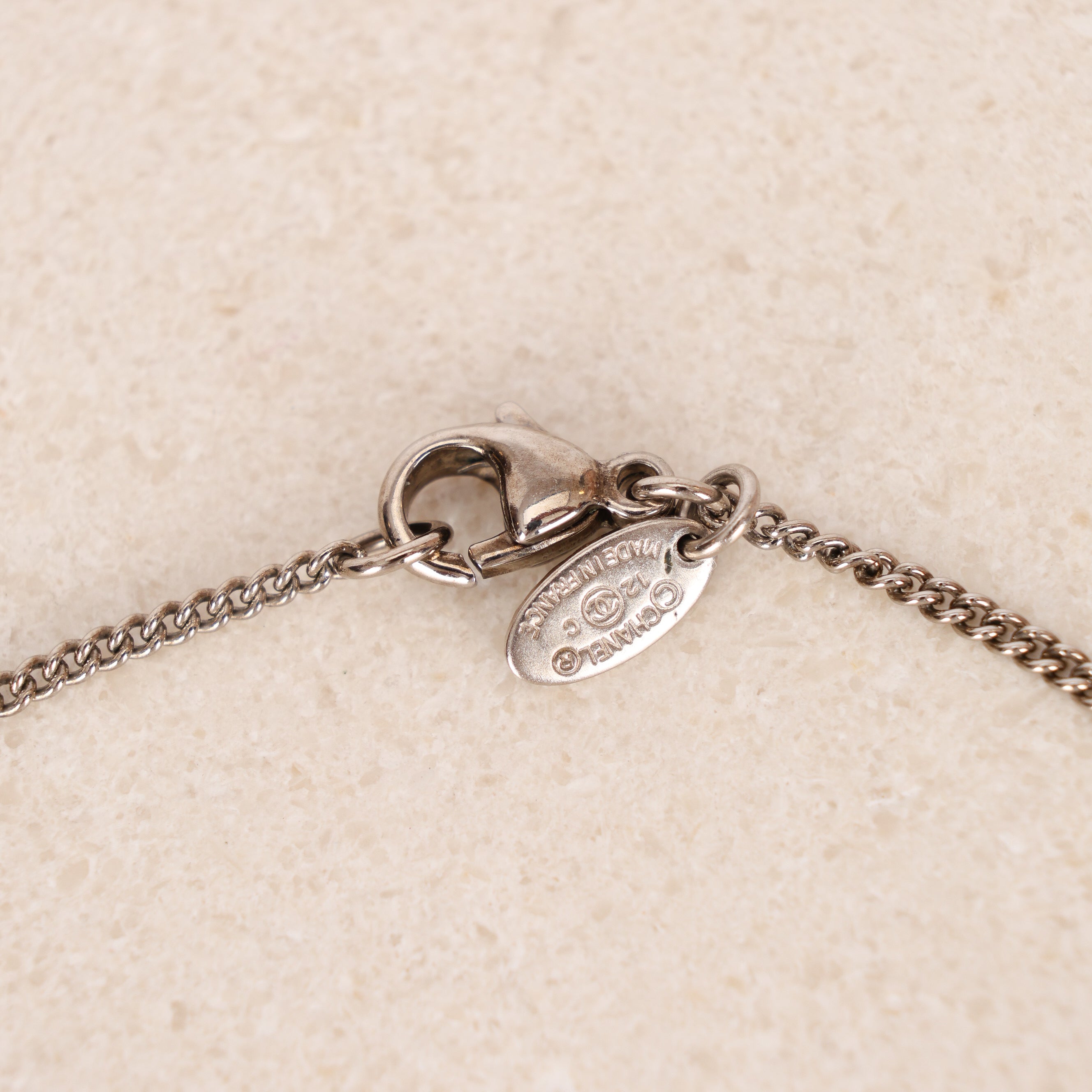 Chanel 2012 CC Rhinestone Necklace