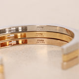 Fendi FF 3 Piece Bracelet Cuff Set