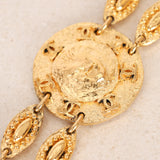 Chanel 1996 CC Lion Gold Bracelet 24K GP