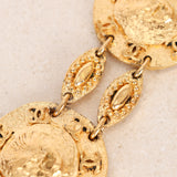 Chanel 1996 CC Lion Gold Bracelet 24K GP