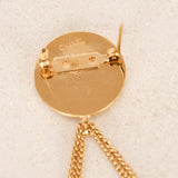 Chanel 2000s Classic Flap Brooch 24K GP
