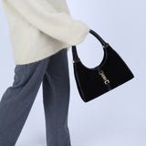 Gucci x Tom Ford Suede Medium Bardot