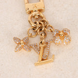 Louis Vuitton Monogram Crystal Flowers Micro Charm