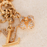 Louis Vuitton Monogram Crystal Flowers Micro Charm