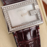 Gucci 100L Alligator Diamond Watch 30mm
