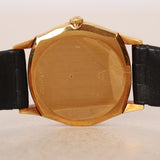1970s Rolex 18K Yellow Gold and Alligator Cellini 3806 Watch 32mm