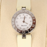 Bvlgari B.Zero1 Vinyl Stainless Steel and Diamond Watch 22mm