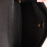 Chanel 2025 Caviar Chain Top Handle Turnlock Mini Flap