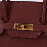 Limited Edition Hermès 2015 Epsom Rouge H Contour Birkin 35 Retourne GHW