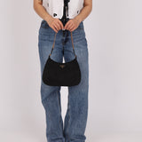 Vintage Prada Nylon Chain Pochette Cleo