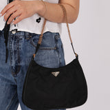 Vintage Prada Nylon Chain Pochette Cleo