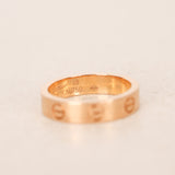 Cartier 18K Rose Gold Diamond Mini Love Ring, Size US 4.5