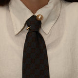 Chanel 1986 Pearl Pin Brooch 24K GP