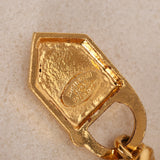 Chanel 1980s-1990s Padlock Charm Chain Belt 24K GP