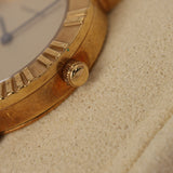 Tiffany & Co 18K Yellow Gold and Crocodile Atlas Watch 24mm
