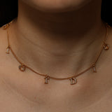 Dior Dio(r)evolution Crystal Letter Charms Necklace