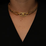 Celine Enameled Triomphe Choker