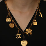 Rare Chanel 1995 Lucky Charms Pendant Necklace
