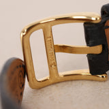 Hermes Gold Noir Kelly Watch 20mm