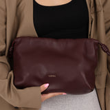 Loewe Dark Burgundy Medium Flamenco w/ Donut Chain