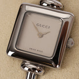 Gucci 1900L Stainless Steel White Face Watch 22mm