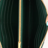 Bottega Veneta Emerald Green Casette Zipped Short Wallet