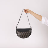 Goyard Noir Goyardine Hirondelle Crossbody