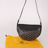 Goyard Noir Goyardine Hirondelle Crossbody